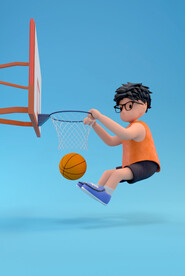 C4D模型 卡通人 