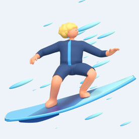 C4D模型 卡通人  