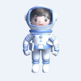 C4D模型 卡通人  