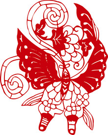 卡通蝴蝶