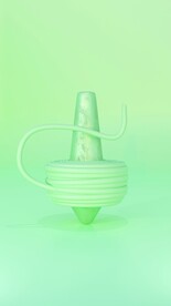 绿色创意插图