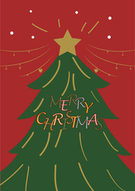 圣诞树海报
