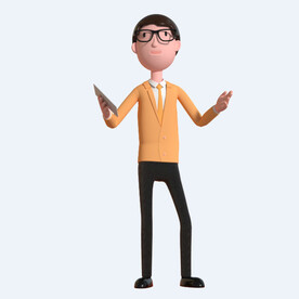C4D模型 卡通人  