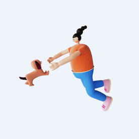 C4D模型 卡通人 
