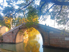 芦墟古镇石拱桥