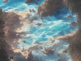 插画海滩壁纸