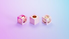 渐变立体背景