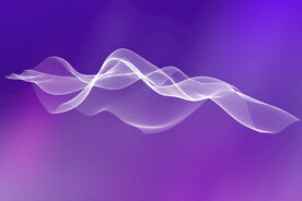 数字网格抽象波浪线条