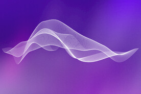 数字网格抽象波浪线条