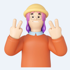 C4D模型 卡通人  