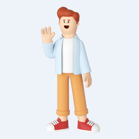 C4D模型 卡通人  