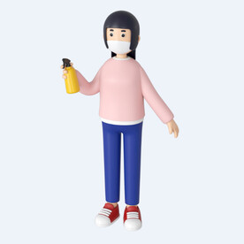 C4D模型 卡通人  
