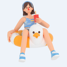 C4D模型 卡通人  
