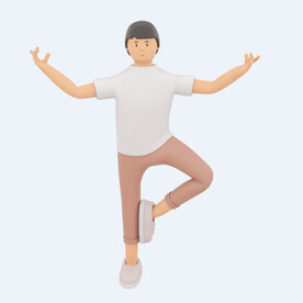 C4D模型 卡通人  