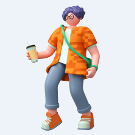 C4D模型 卡通人  