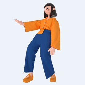 C4D模型 卡通人  