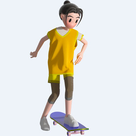 C4D模型 卡通人  
