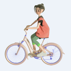 C4D模型 卡通人  