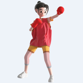 C4D模型 卡通人 