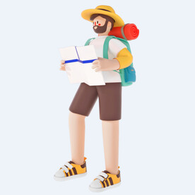 C4D模型 卡通人  