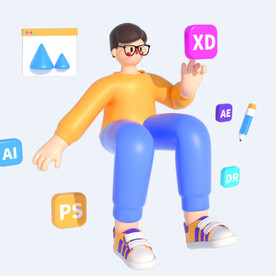 C4D模型 卡通人  