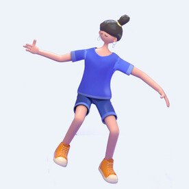 C4D模型 卡通人  