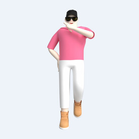 C4D模型 卡通人  