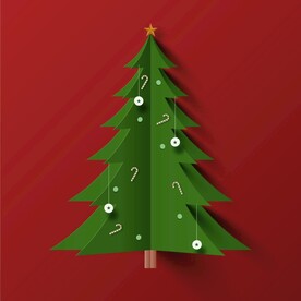 圣诞树折纸