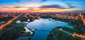 合肥方兴湖湿地风光