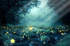 动漫夜晚场景