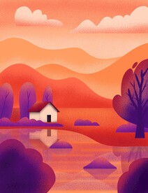 风景插画