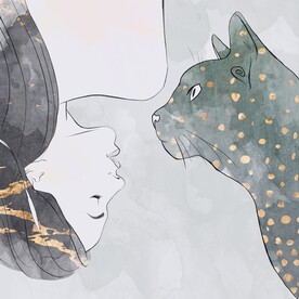 猫咪与女孩