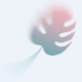 幻彩植物模糊渐变 