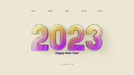 2023台历字体样式