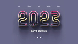 2023台历字体样式