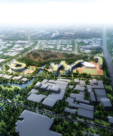学校鸟瞰图