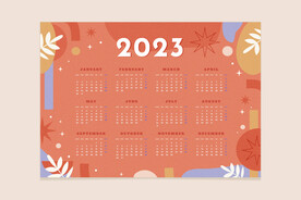 2023年兔年日历