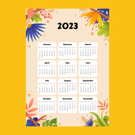 2023年兔年日历