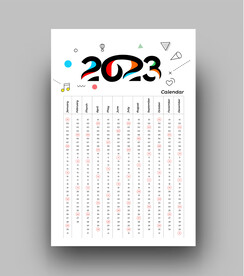 2023年兔年日历