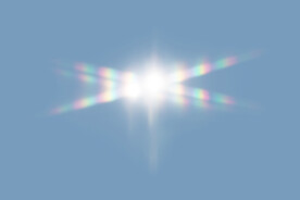 水晶光斑