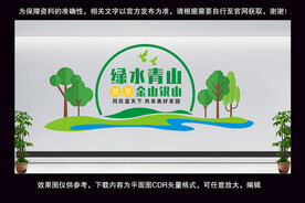 绿水青山就是金山银山文化墙