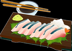 生鲜日料插画
