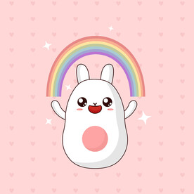 卡通小白兔