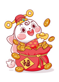 招财兔子