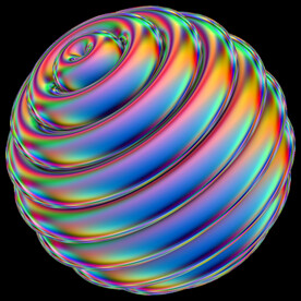 未来科幻金属全息镭射立体素材