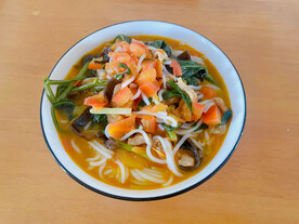 番茄木耳青菜汤粉