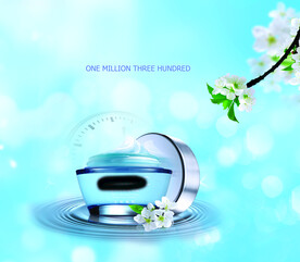 化妆品海报  美妆 补水保湿 