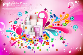 化妆品海报  美妆 补水保湿 