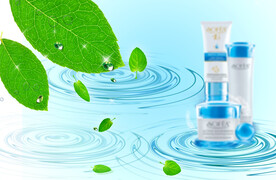 化妆品海报  美妆 补水保湿 