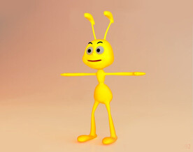 C4D模型卡通蚂蚁